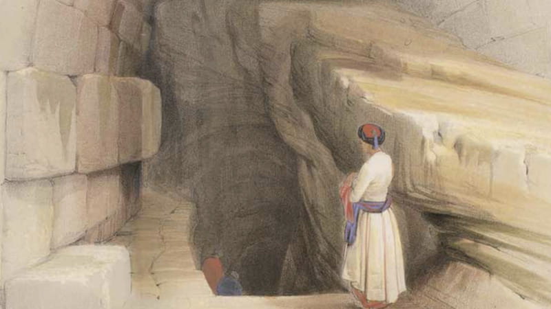 La fontana superiore di Siloe