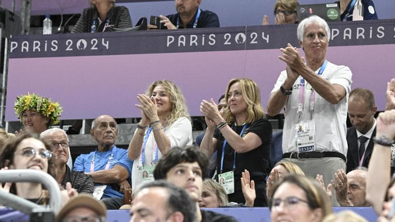 Giorgia Meloni con Giovanni Malag&ograve;
