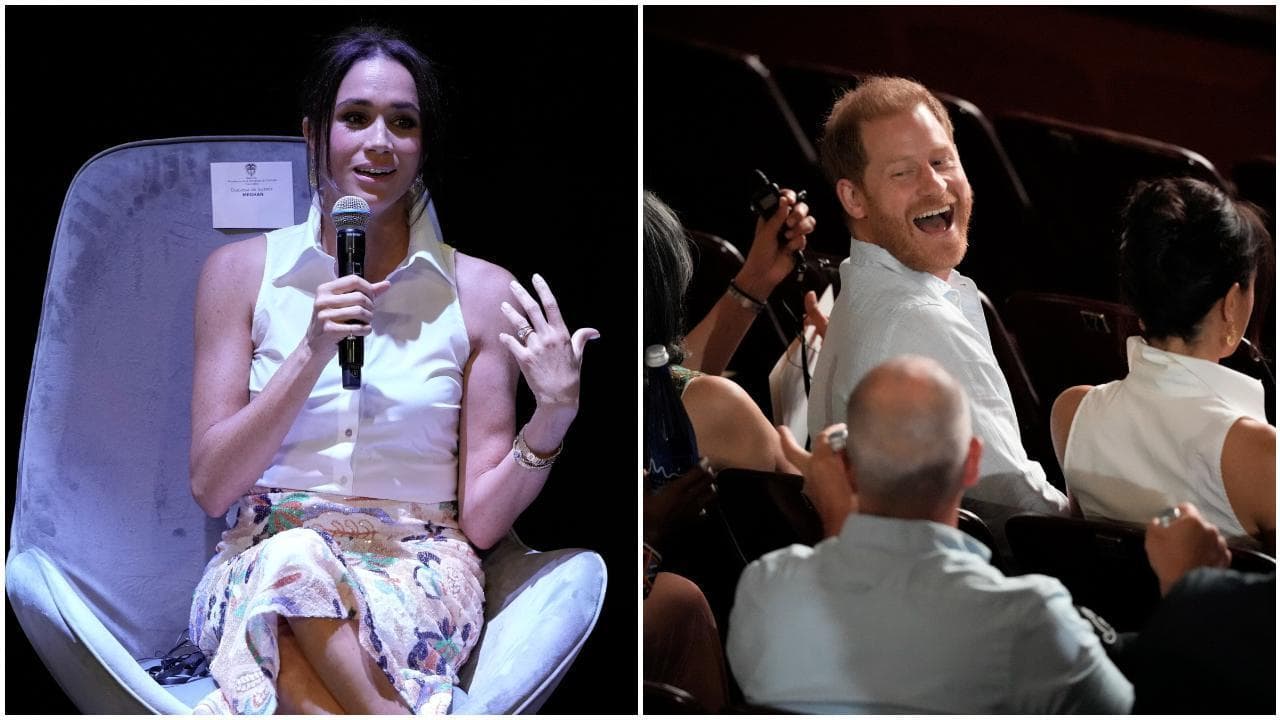 Harry e Meghan in Colombia: lei sorprende il pubblico parlando spagnolo, poi il ballo di coppia