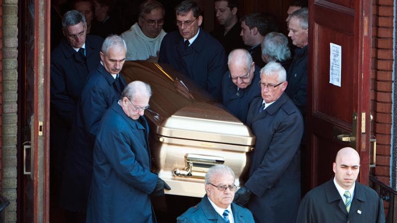 Novembre 2010: i funerali di Nick Rizzuto, boss della mafia a Montréal