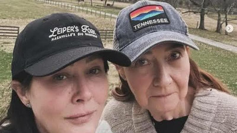 Shannen Doherty con sua madre Rosa
