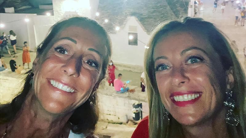 Arianna Meloni has posted a story on Instagram with the following remarks: Alberobello Puglia Sorelle d&rsquo;Italia. Instagram 31/08/2022 (- - 2023-08-25, IPASocialIT / ipa-agency.net)
