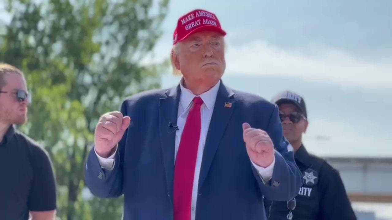 Alla Convention dem di Chicago c'è anche Trump. Ma è solo un sosia