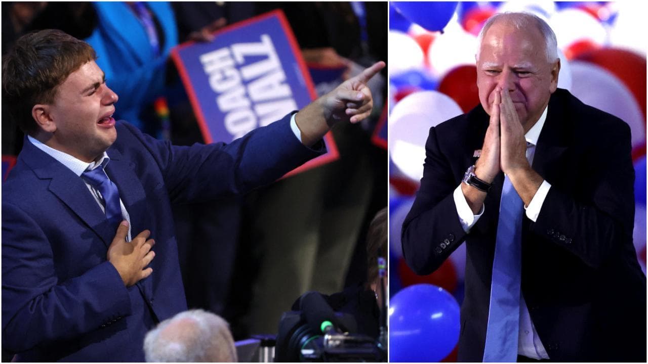 "Quello è mio padre": Gus, il figlio di Tim Walz, in lacrime alla Convention democratica