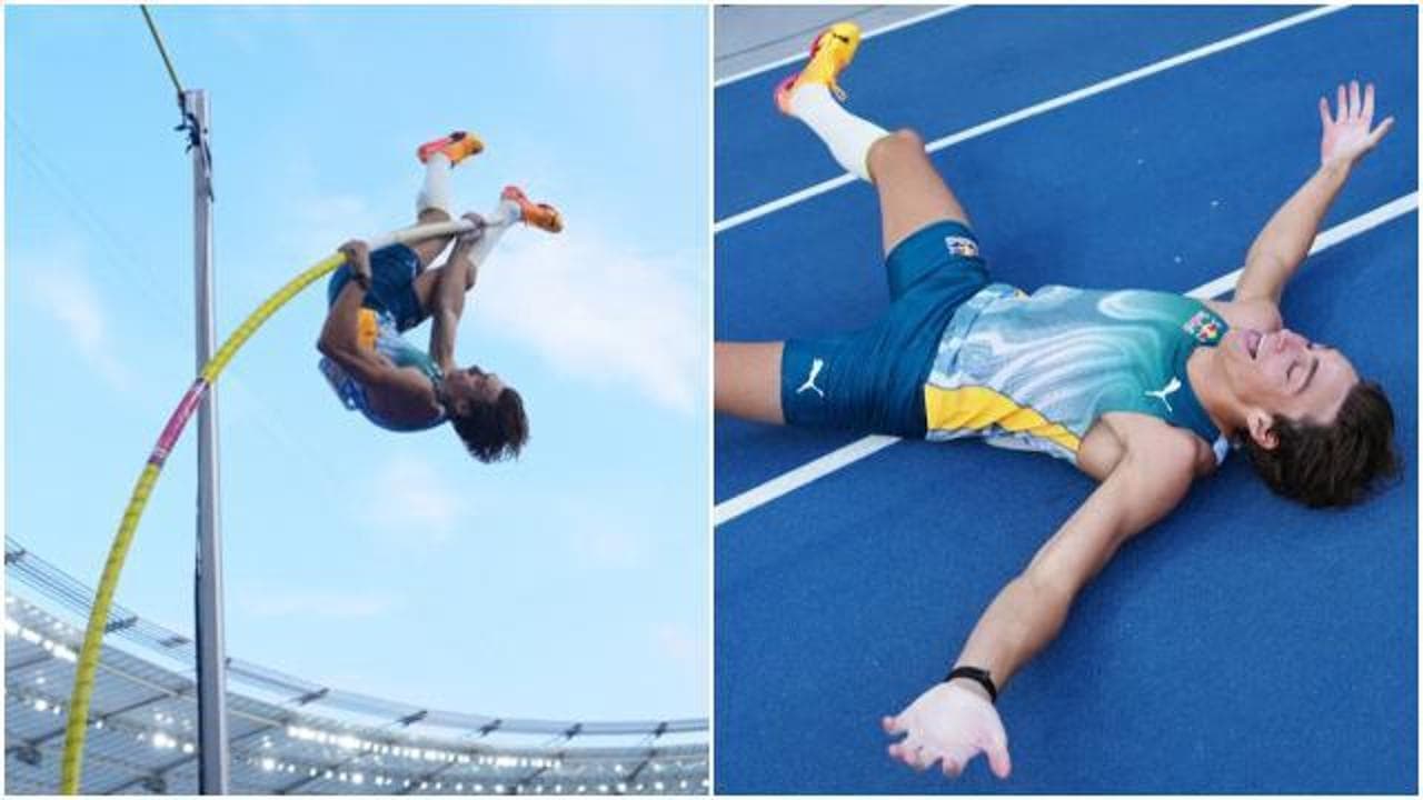 Il nuovo record del mondo di Armand Duplantis nel salto con l'asta: 6,26. Le immagini