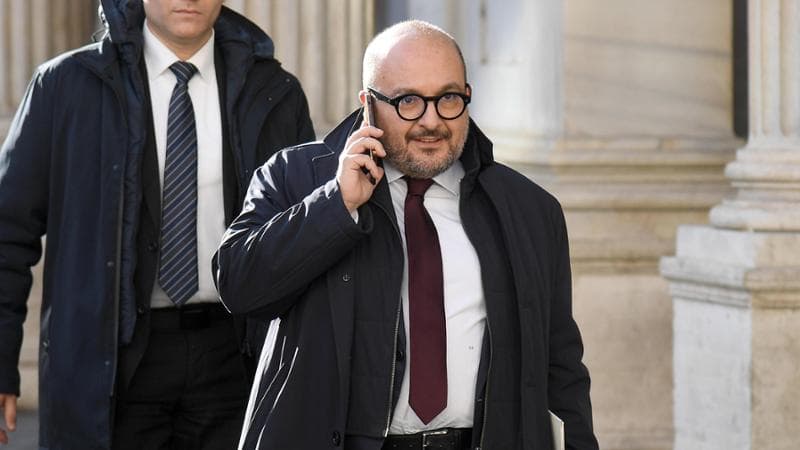 Il ministro della Cultura Gennaro Sangiuliano