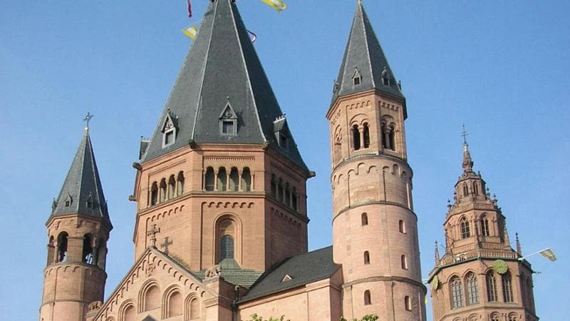 Il duomo di Magonza in Germania
