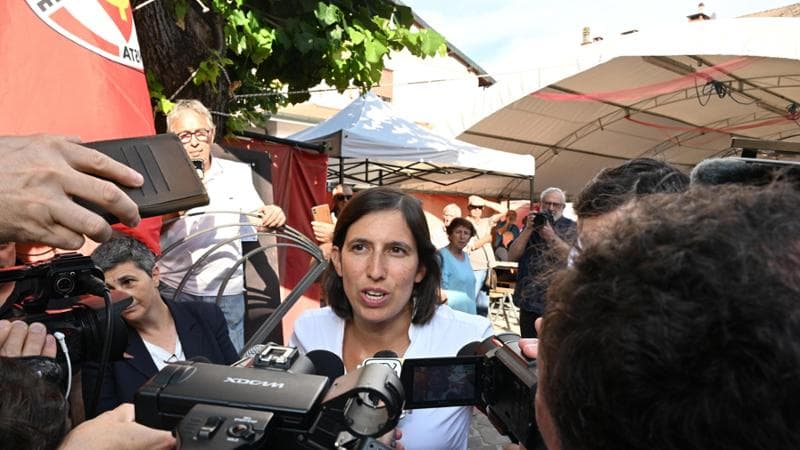 Elly Schlein alla Festa dell’Unita’ di Abbadia San Salvatore