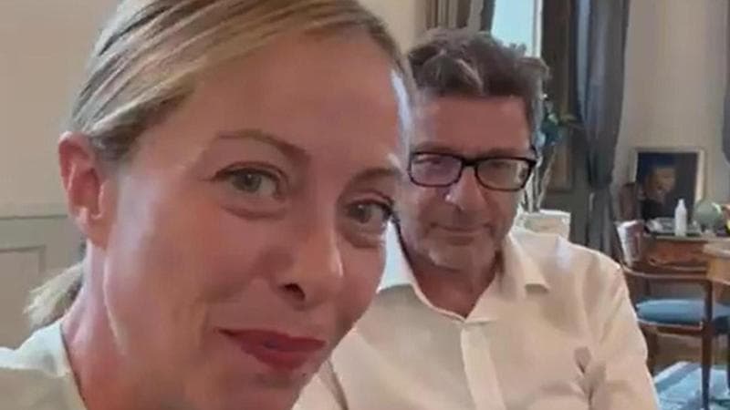 La premier Meloni e il ministro dell'Economia Giancarlo Giorgetti