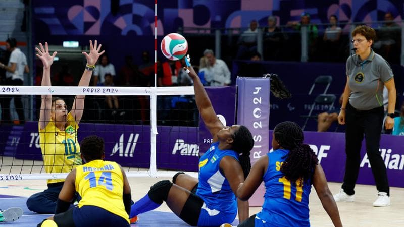 La nazionale del Ruanda di sitting volley