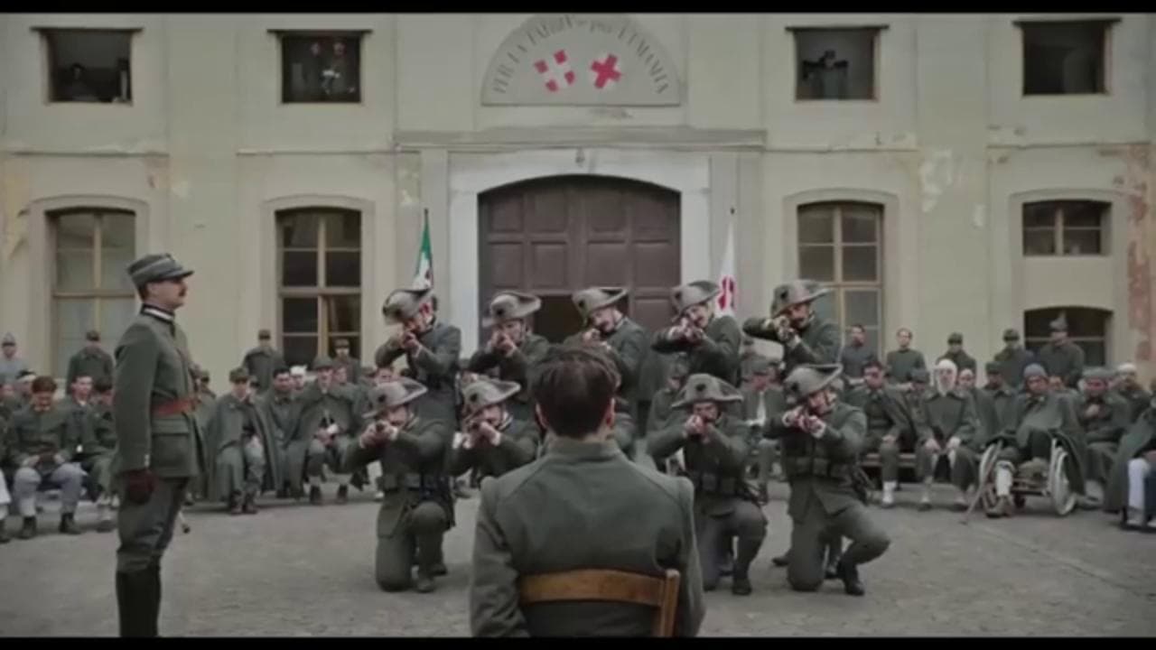 'Campo di battaglia', Amelio nelle trincee dell'ospedale della prima guerra mondiale