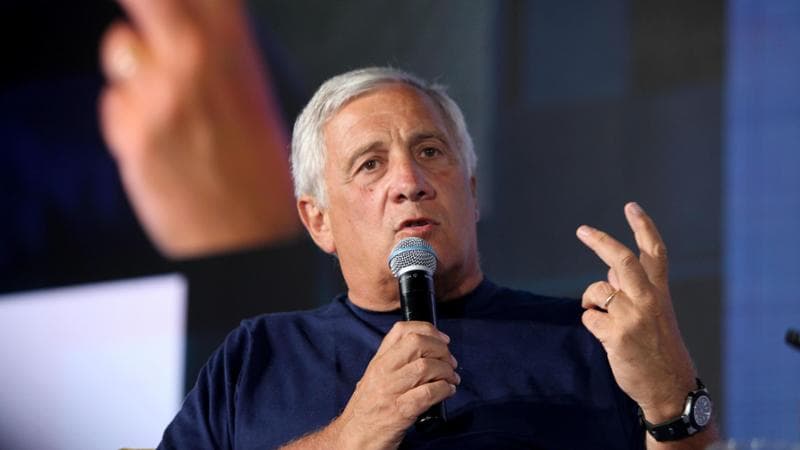 Il segretario di Forza Italia, Antonio Tajani