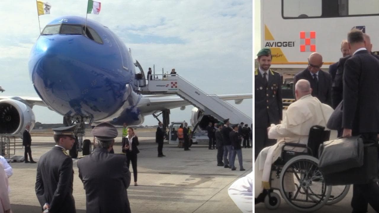 Papa Francesco: partenza da Fiumicino per il 45esimo viaggio apostolico