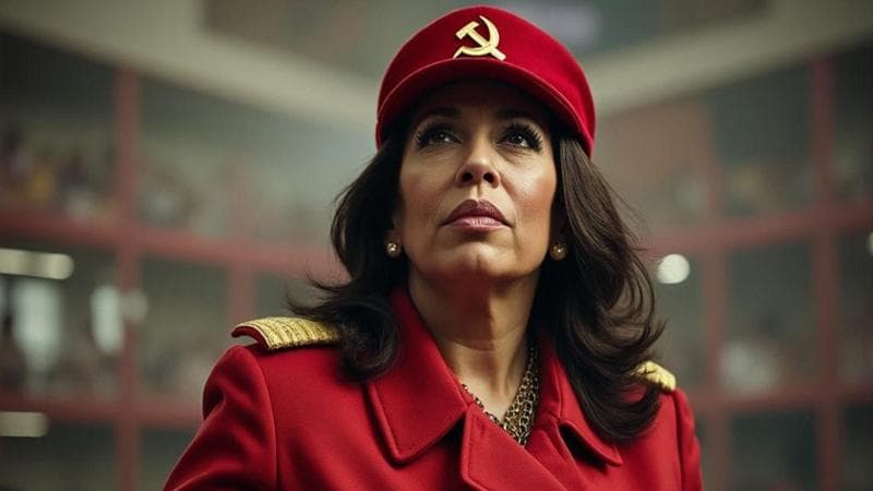 Kamala Harris dittatrice comunista: l’immagine-shock creata da Elon Musk con l’Intelligenza artificiale