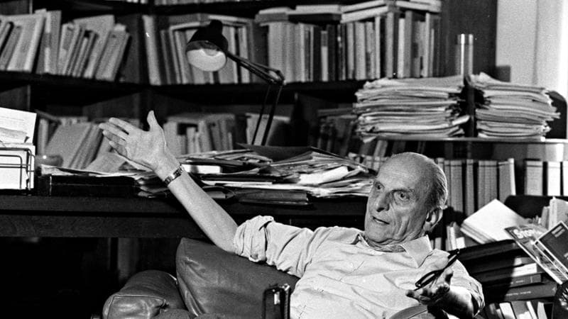 Norberto Bobbio, 1983 (Photo by Vittoriano Rastelli/Getty Images)
