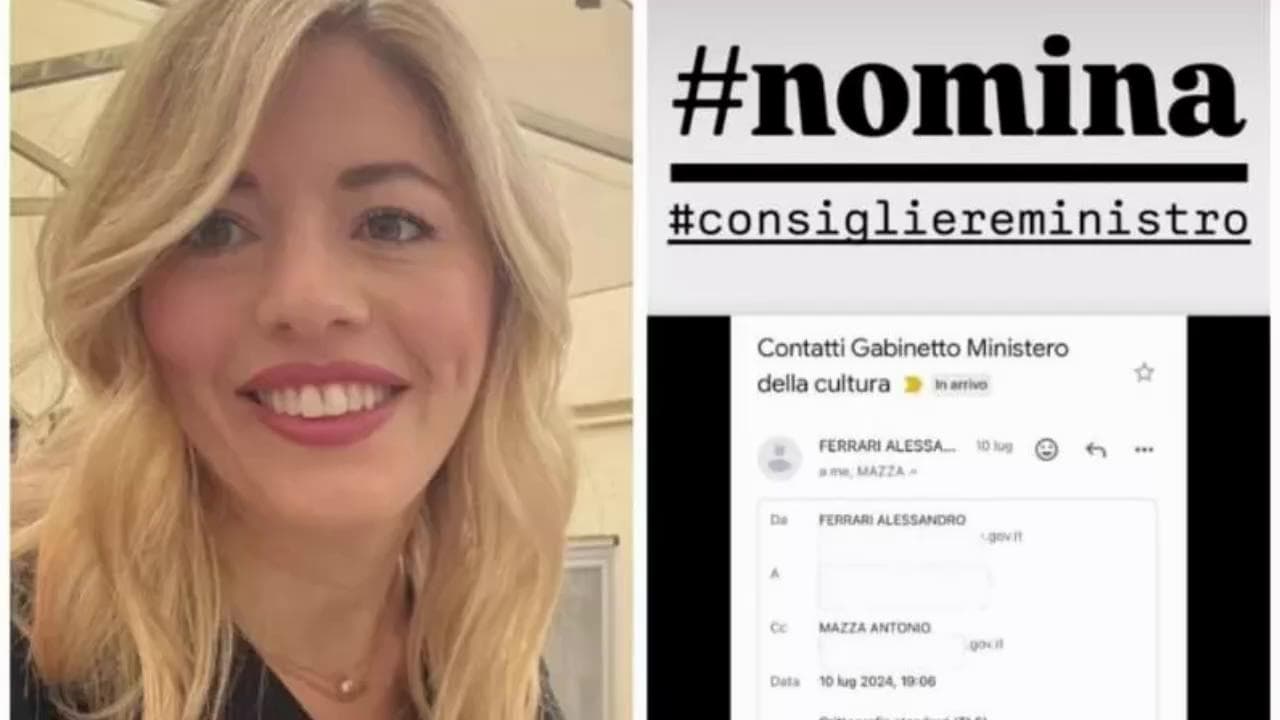 Maria Rosaria Boccia, la telefonata e le mail pubblicate sui social