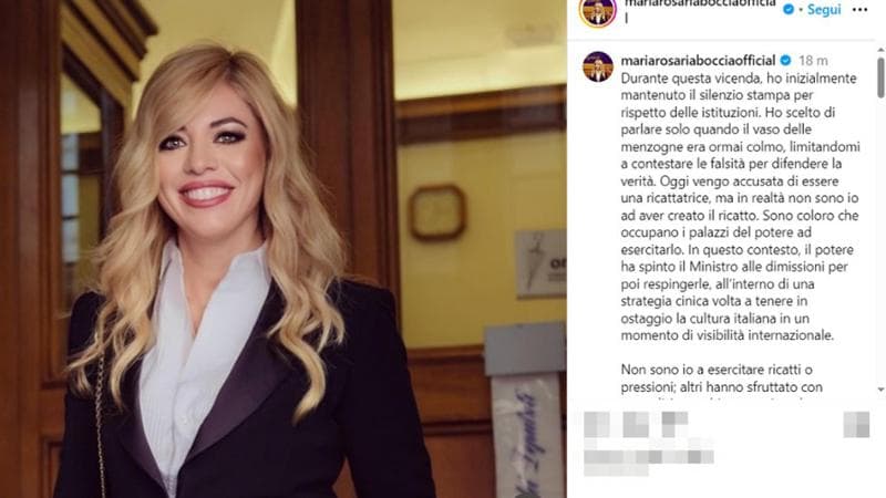 Boccia: “Sangiuliano è sotto ricatto. E io viaggiavo con lui a spese del ministero. Nelle nostre chat anche messaggi piccanti. Ecco perché l’ho registrato”