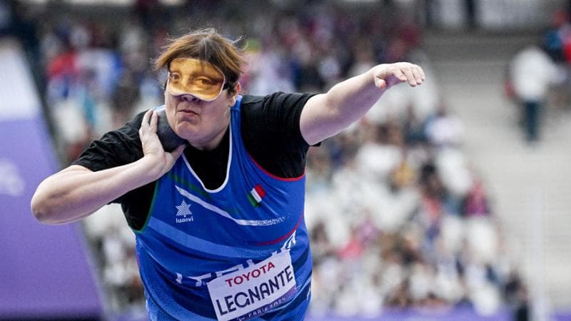 Assunta Legnante in pedana