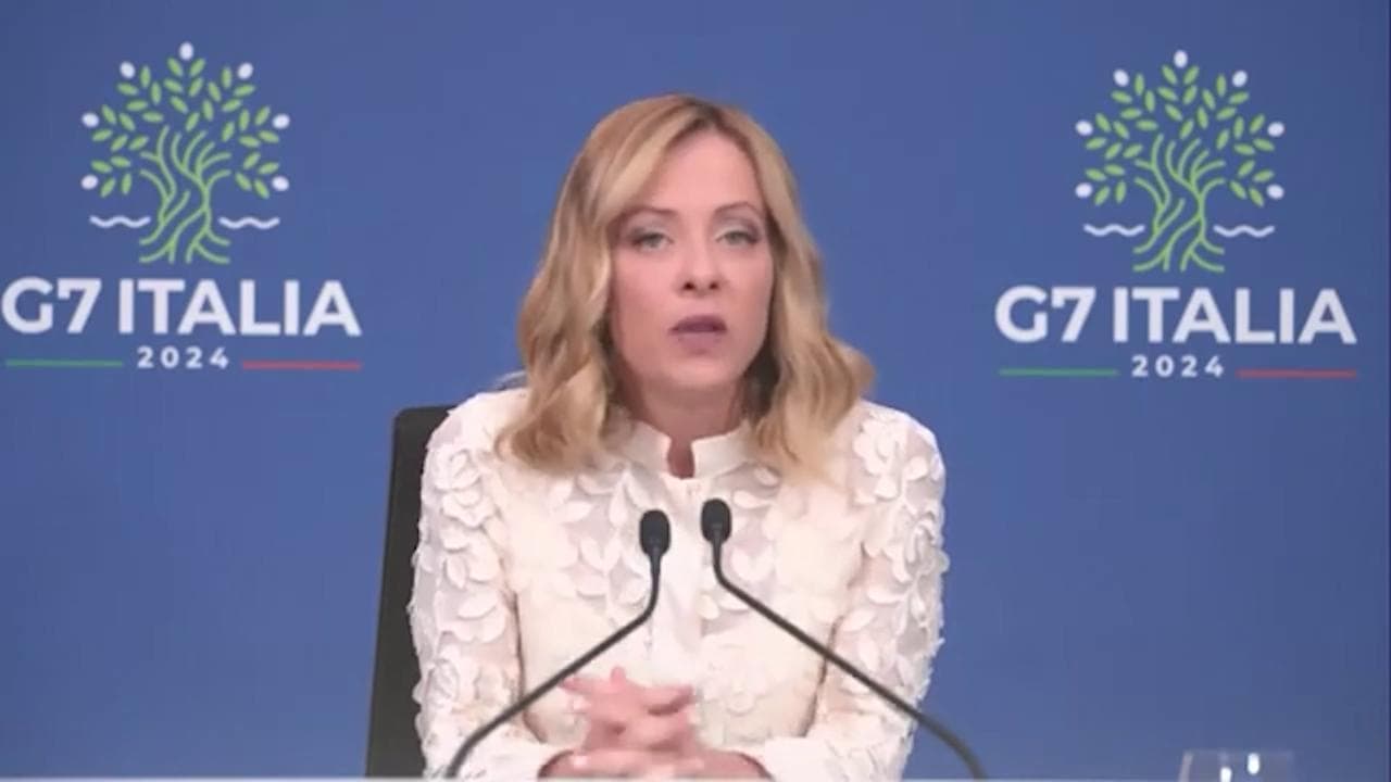 G7 a Verona, Meloni: "Per Medio Oriente accordo su tregua e ostaggi non rimandabile, la politica lavori sulla soluzione dei due stati"