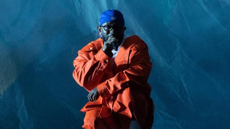 Kendrick Lamar durante un'esibizione