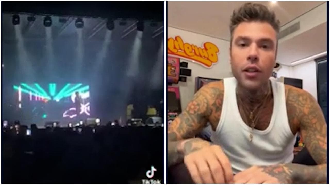 Salta l'autotune, l'esibizione di Fedez è disastrosa ma lui minimizza: "Non sono Céline Dion"