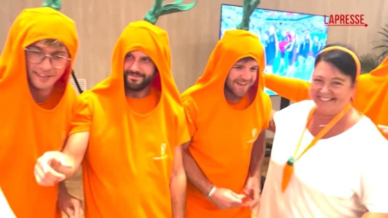 Us Open, la carica dei carota boys per Sinner: il tifo scatenato da Milano durante la finale