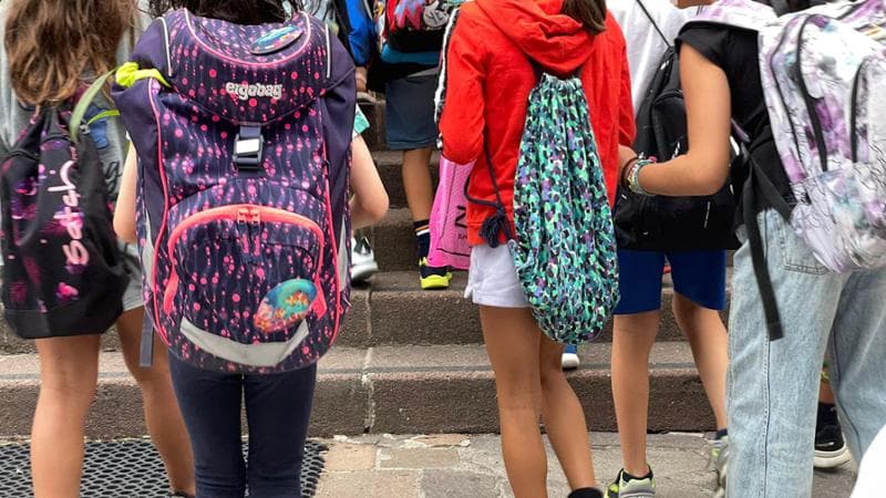 Primo giorno di scuola in Alto Adige, 05 settembre 2024..ANSA/ G. NEWS