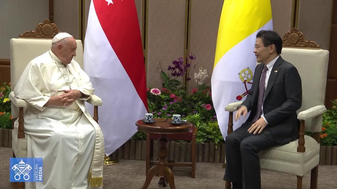 Il Papa a Singapore: ultima tappa del viaggio di Bergoglio nel Sud-Est asiatico e in Oceania
