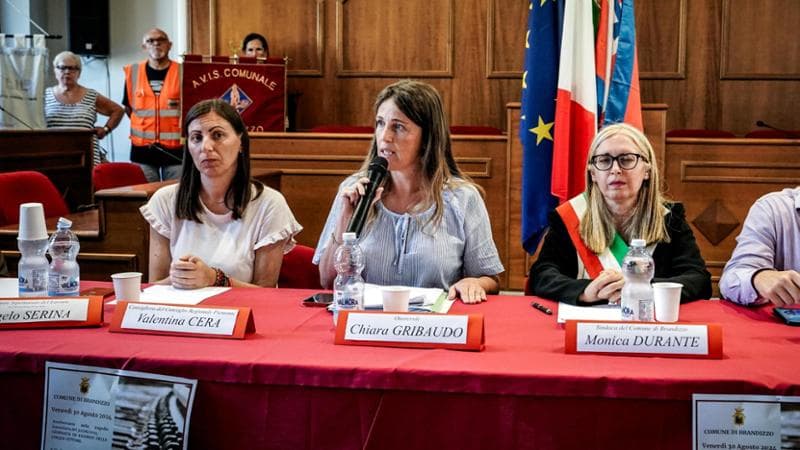 Chiara Gribaudo al convegno sulla sicurezza sul lavoro nel comune di Brandizzo