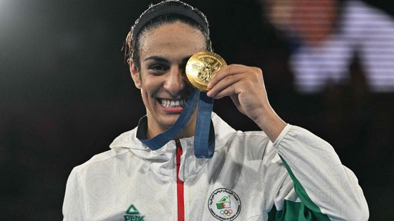 La pugile algerina Imane Khelif, medaglia d'Oro alle Olimpiadi di Parigi&nbsp;
