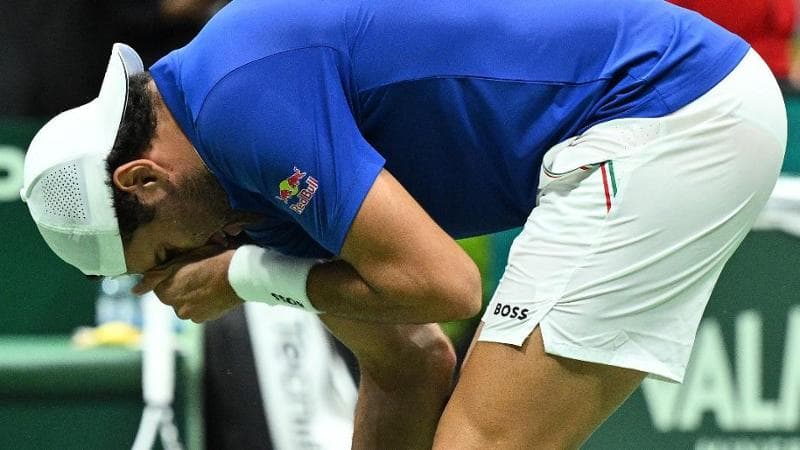 La commozione di Berrettini dopo la vittoria