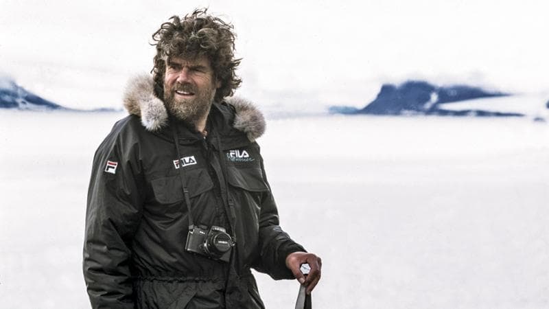 Reinhold Messner negli anni Ottanta
