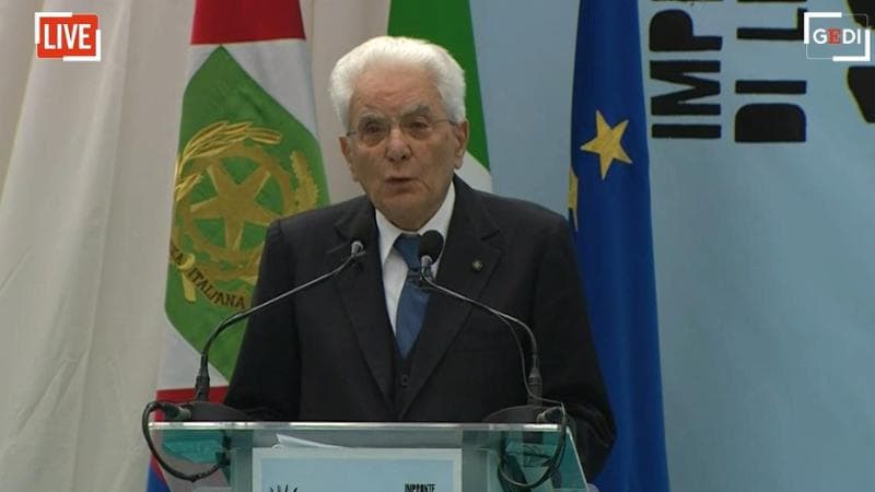 Mattarella: “Il fascismo era complice della ferocia nazista”