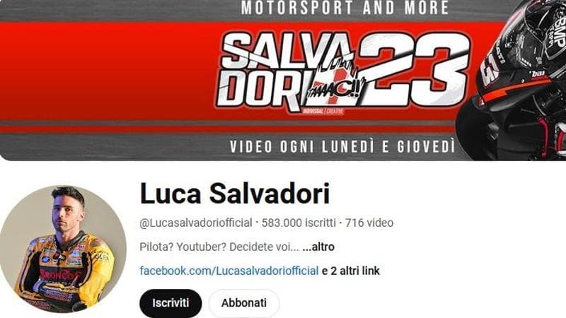 Luca Salvadori, morto in una gara in Germania il pilota e youtuber - la ...