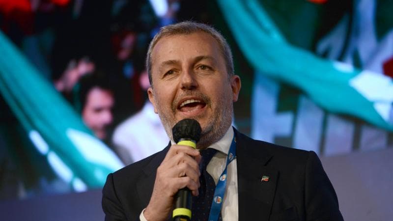 Raffaele Nevi, Forza Italia (Roma - 2022-04-08, Gloria Imbrogno / ipa-agency.net) p.s. la foto e' utilizzabile nel rispetto del contesto in cui e' stata scattata, e senza intento diffamatorio del decoro delle persone rappresentate
