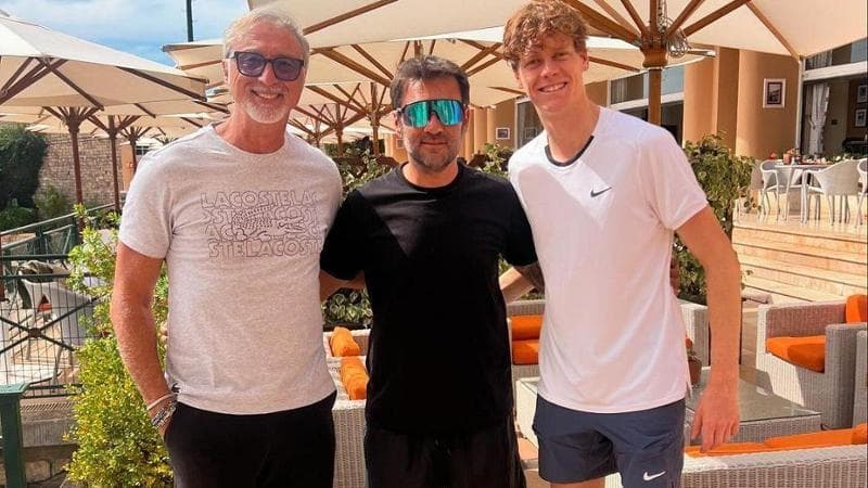Sinner con Panichi e Badio