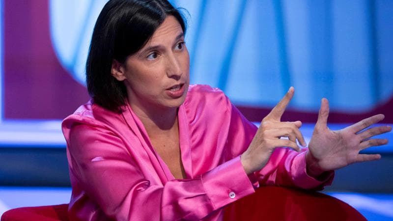 La segretaria del Pd Elly Schlein