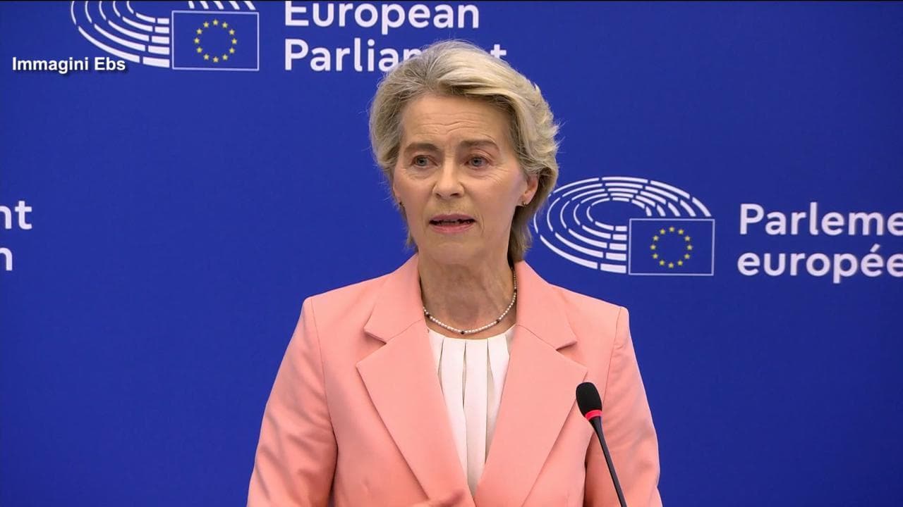 Von der Leyen, "Nomina Fitto riflette l'importanza dell'Italia e il ruolo dell'Ecr nel Parlamento europeo"