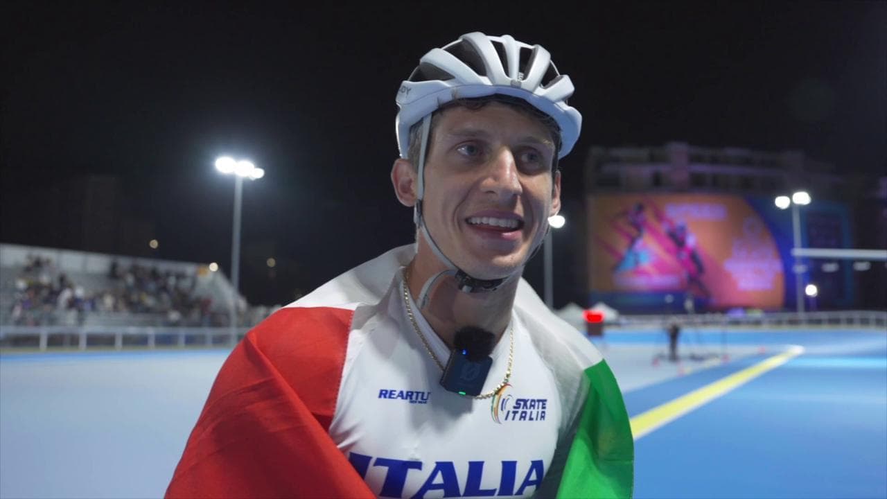 World Skate Games, Duccio Marsili (medaglia d'oro pattinaggio corsa 1000 mt su pista senior)