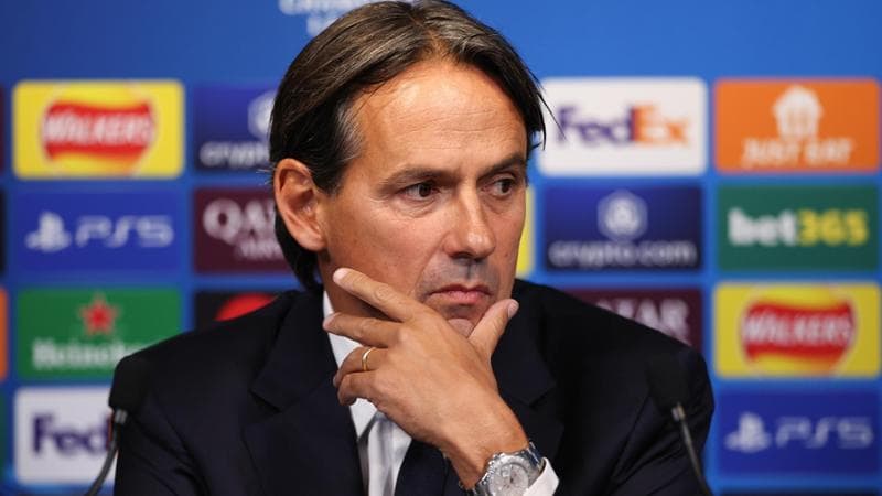 Simone Inzaghi in conferenza stampa