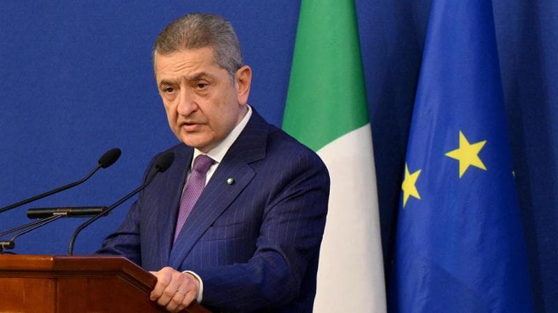 Il governatore di Bankitalia, Fabio Panetta