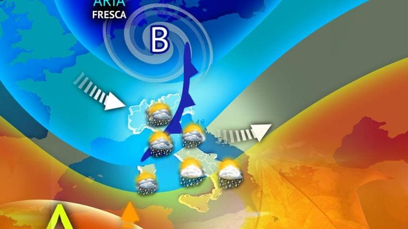 Previsioni meteo, in arrivo due perturbazioni poi ritorna l’anticiclone africano