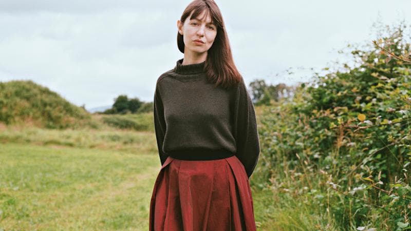 Sally Rooney a Mount Falcon, in Irlanda, a luglio del 2021&nbsp;
