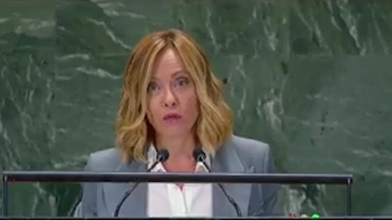 Meloni all'Onu: "La riforma del Consiglio di sicurezza non crei nazioni di serie A e B"