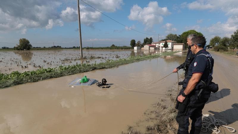 &nbsp;Traversara&nbsp;devastata&nbsp;dalla rottura del fiume Lamone. Foto Fabrizio Zani/Pasquale Bove

