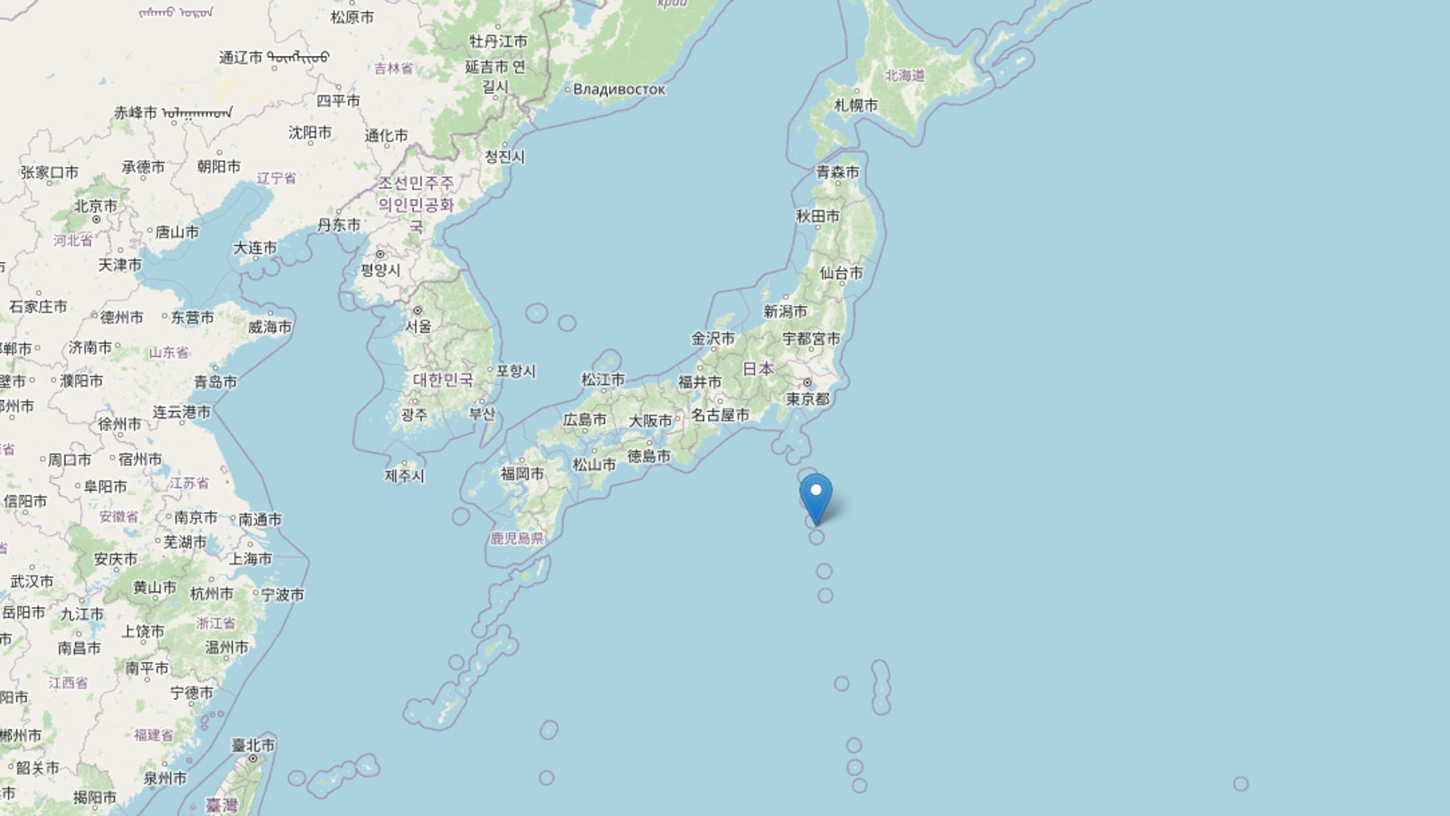 日本、伊豆諸島で地震：津波警報が発動