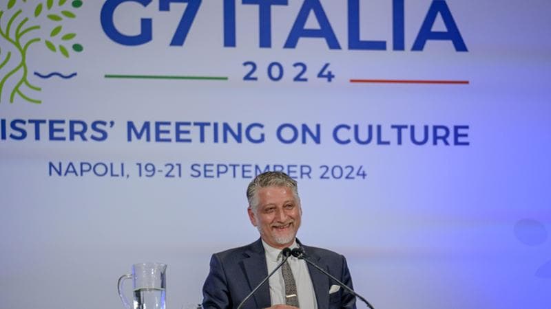Il ministro della Cultura, Alessandro Giuli
