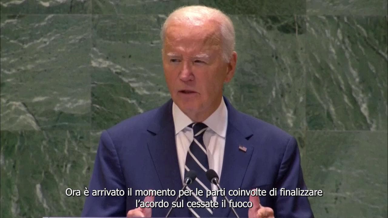Guerra in Israele, Biden all'Onu: "Cessate il fuoco per riportare a casa gli ostaggi e alleviare il dolore di Gaza nella morsa di Hamas"