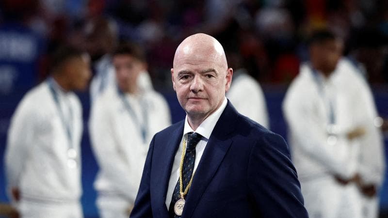 Il presidente della Fifa Gianni Infantino