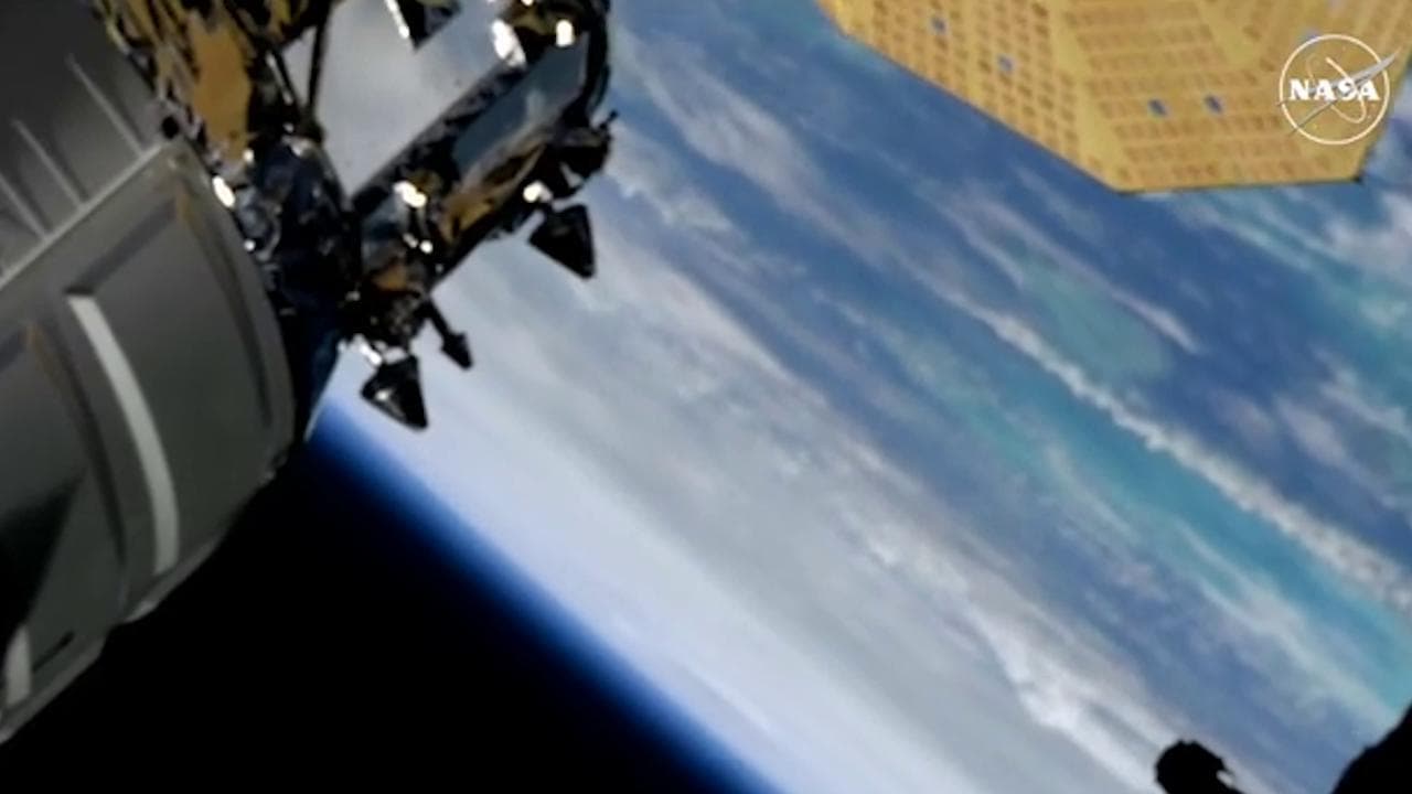 L'uragano Helene visto da 400 km d'altezza: le immagini riprese dalla Stazione Spaziale